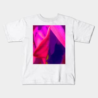 Hot Neon Flower Kids T-Shirt